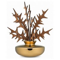 photo Alessi-Ohhh Leaves diffuser for room in porcelain and mahogany wood 1